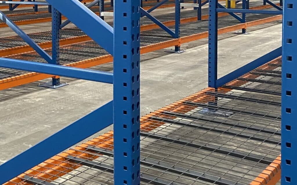 Acercamiento de un rack selectivo