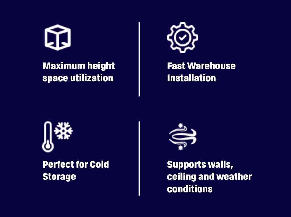 Rack Supported Buildings main features
